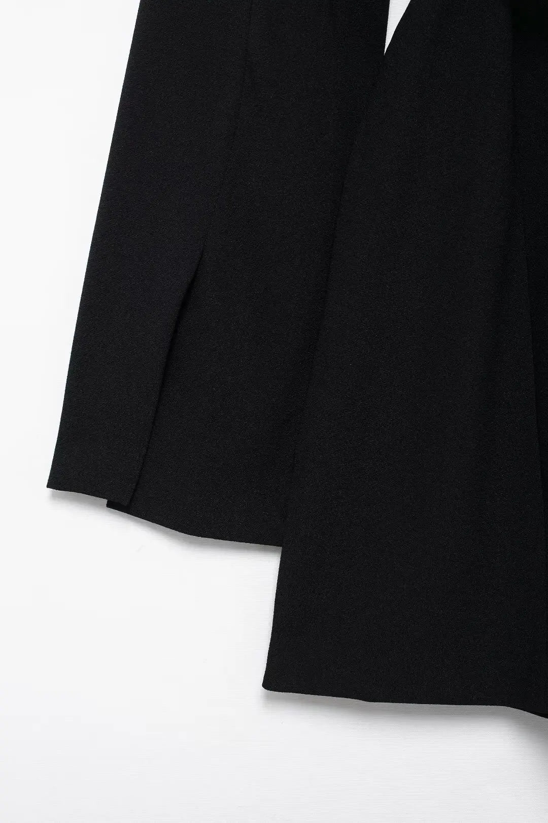 Women's Fashion Long Sleeve Suit Jacket with Belt and Zipper Straight Pants Set