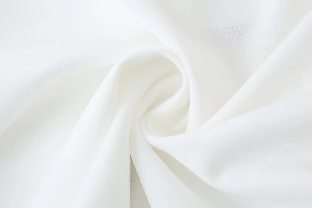 Women Summer Casual Pants Suit with Puff Sleeve Shirt and Elegant Long Pants Matching Set