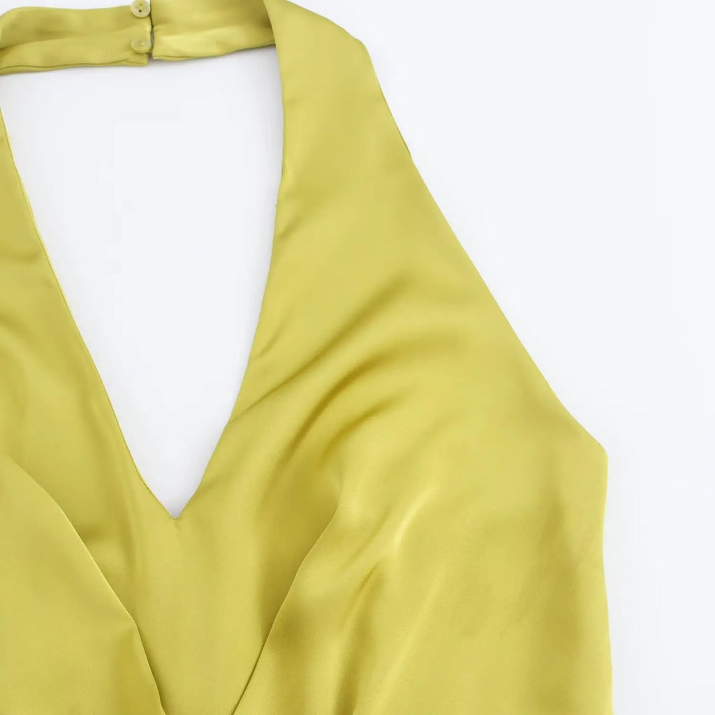 Casual Silk Texture Jumpsuit for Women Street Style Autumn Fashion Simple Elegant Design