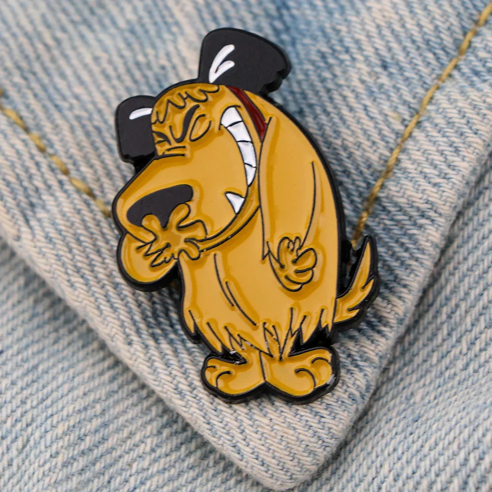 Cute Dog Enamel Pins Cartoon Animal Brooches for Clothes and Backpacks Fashion Jewelry Accessories Gifts for Kids and Friends