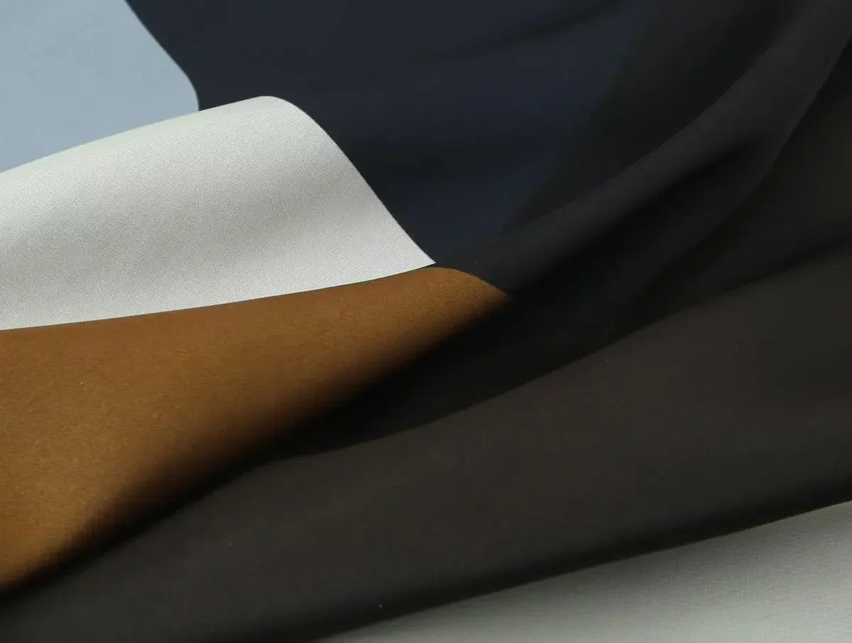 Women's Satin Texture Geometric Print Shirt Lapel Collar Long Sleeve Single-Breasted Casual Chic Top for Spring and Summer