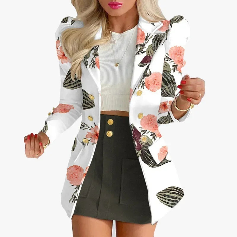 Elegant Plaid Two-Piece Mini Dress Set for Women Casual Chic Skirt and Jacket Outfit Spring Autumn Fashion
