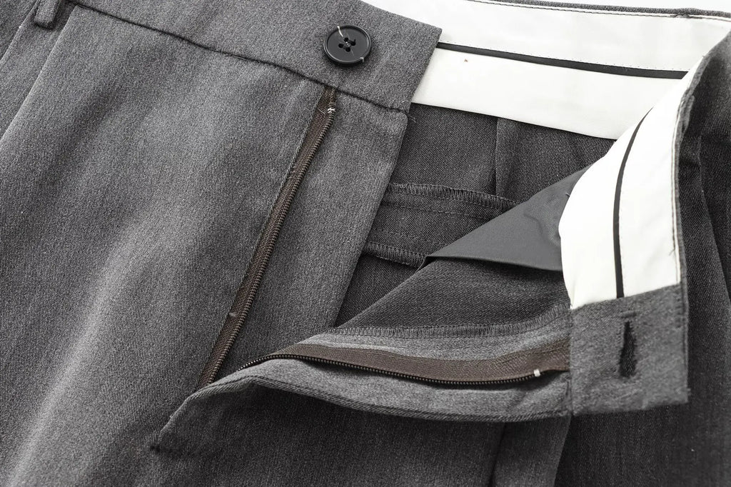 Women Slim-Fit Suit Vest and Trousers Set Vintage V-Neck Sleeveless Chic Summer Outfit