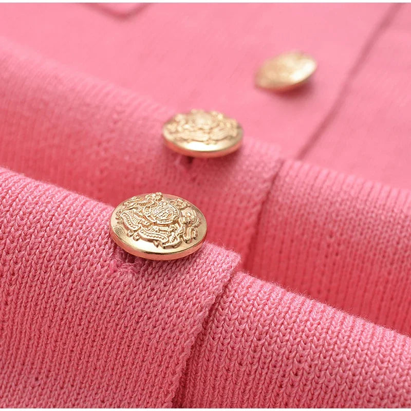 Ribbed Pocket Knit Dress For Women High Waist Mini Chic