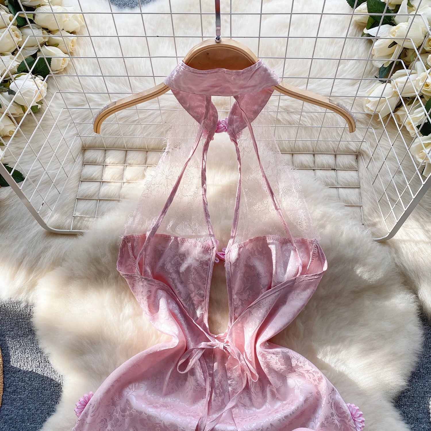 Sexy Anime Cosplay Qipao Bodysuit Nightgown Lingerie