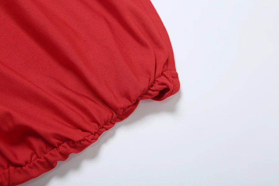 Autumn Solid Tassel Wrap Dress For Women Short Length