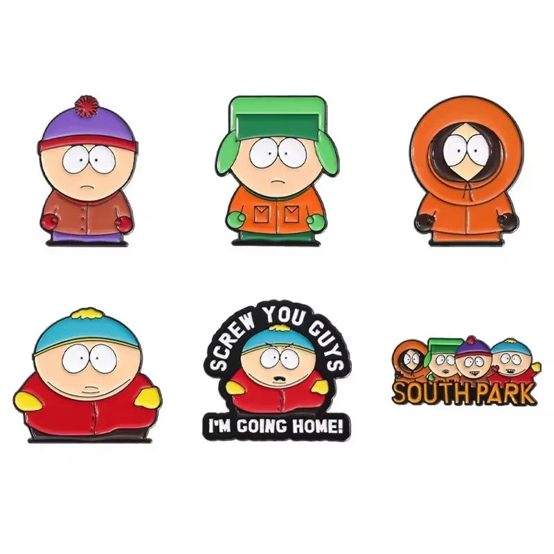 Custom Cartoon Character Enamel Pins Cute Metal Brooches Funny Jewelry Gift for Kids and Friends