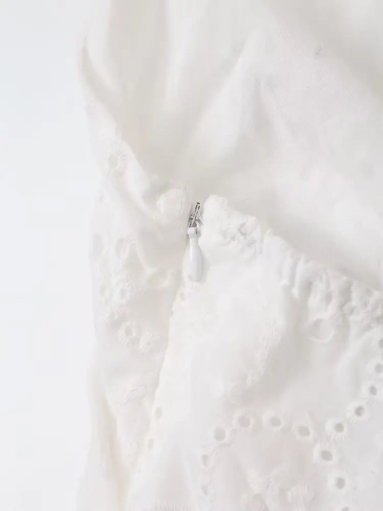 Hollow Knit Midi Dress Backless Halter Neck Lace Up