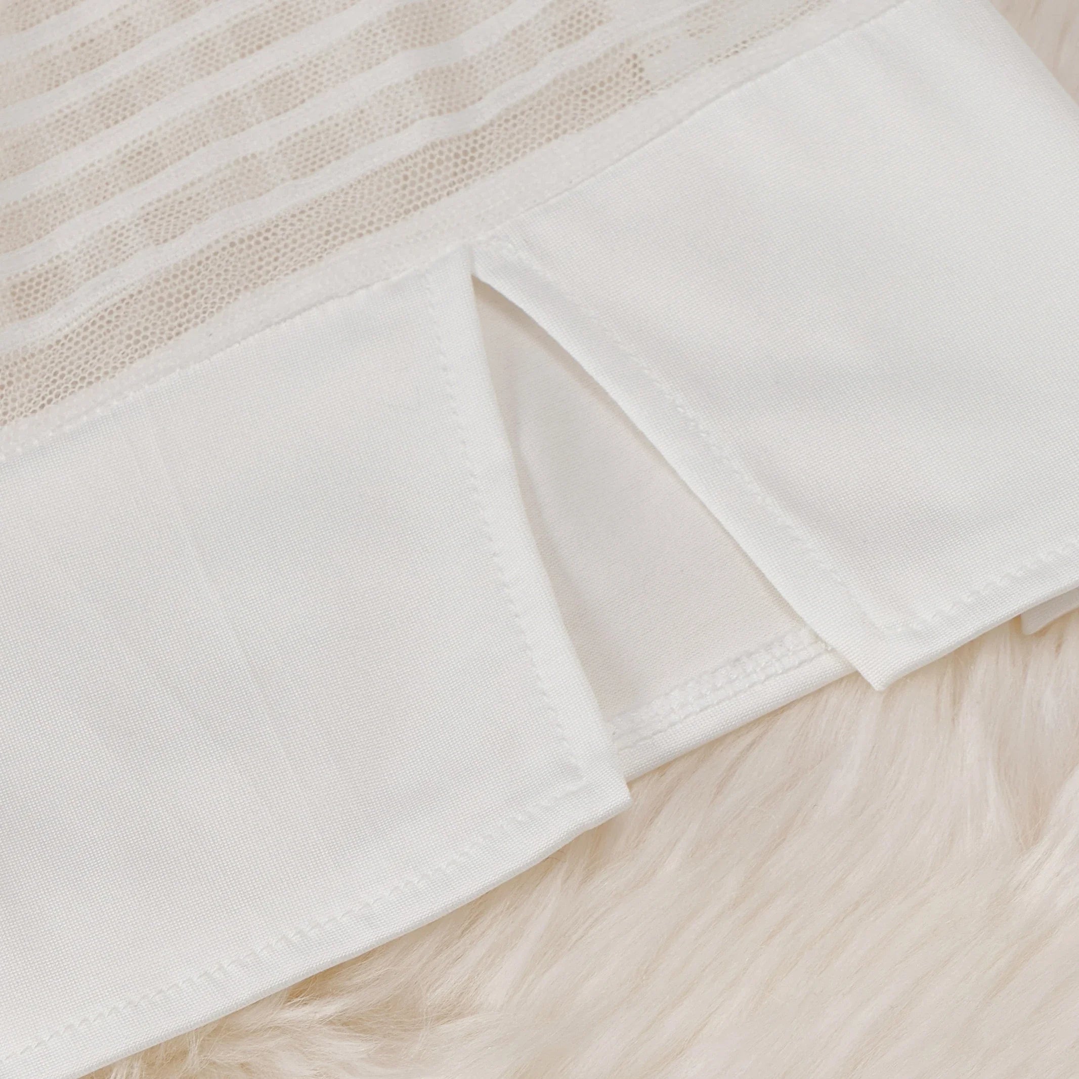 Sexy French-Inspired Lingerie Set with Button Straps Patchwork Short Skirt V-Neck Bow Tie 4-Piece Erotic Cosplay Underwear Suit