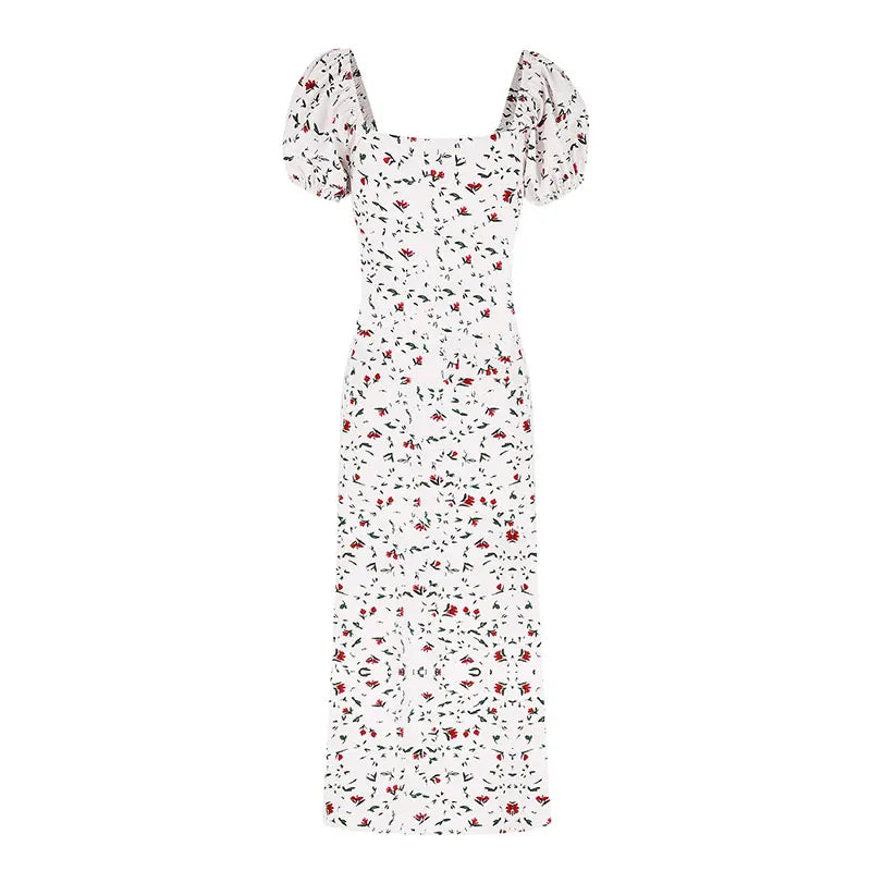 Womens Summer Dress Hollow Out Split Casual Club Wear