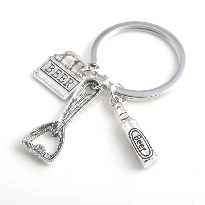 Dad's Hand Tools Keychain Pendant Gift for Father's Day Unique Keyring Jewelry for Men