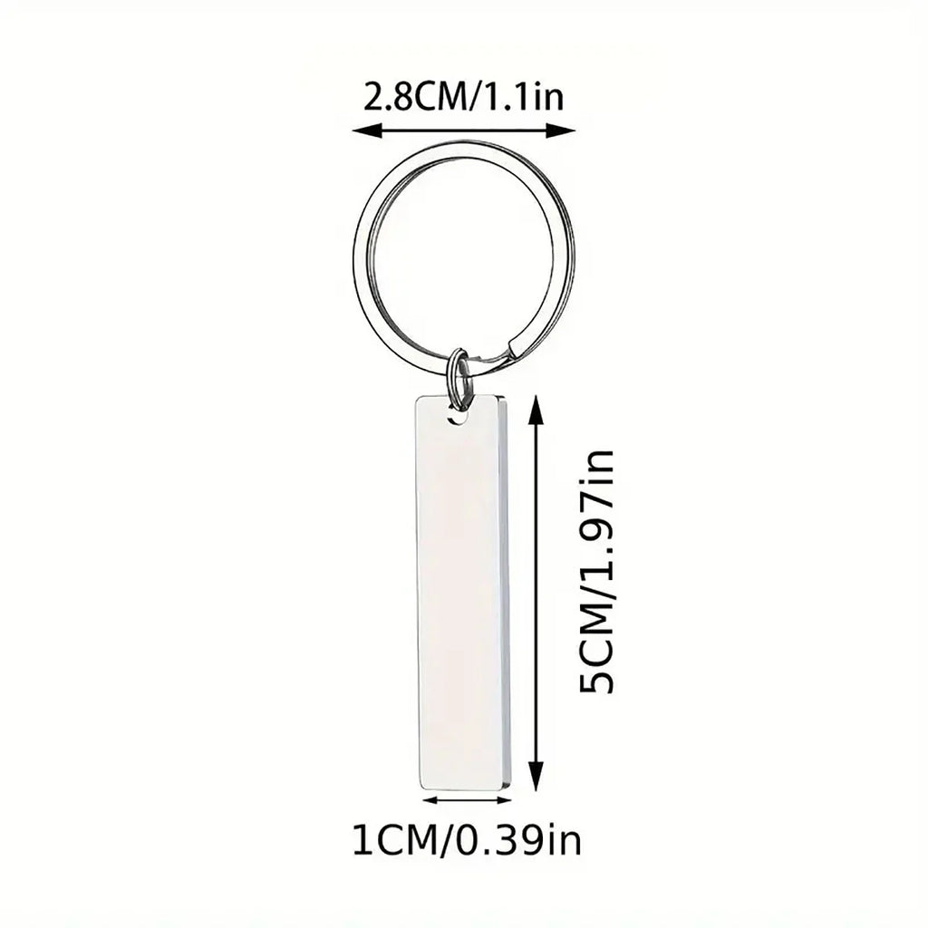 Inspirational Elephant Keychain Stainless Steel Pendant for Positive Energy and Car Backpack Decoration