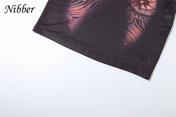 Sexy Bodycon Mini Dress With Long Sleeve O Neck Style