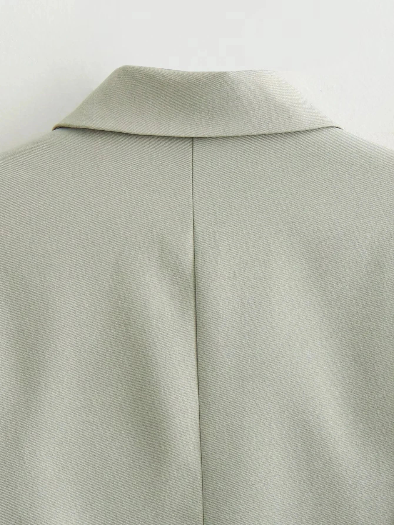 Casual Women Solid Suit Set with Pockets Turn Down Collar Short Jacket and Chic Wide Leg Pants for Spring and Summer Streetwear