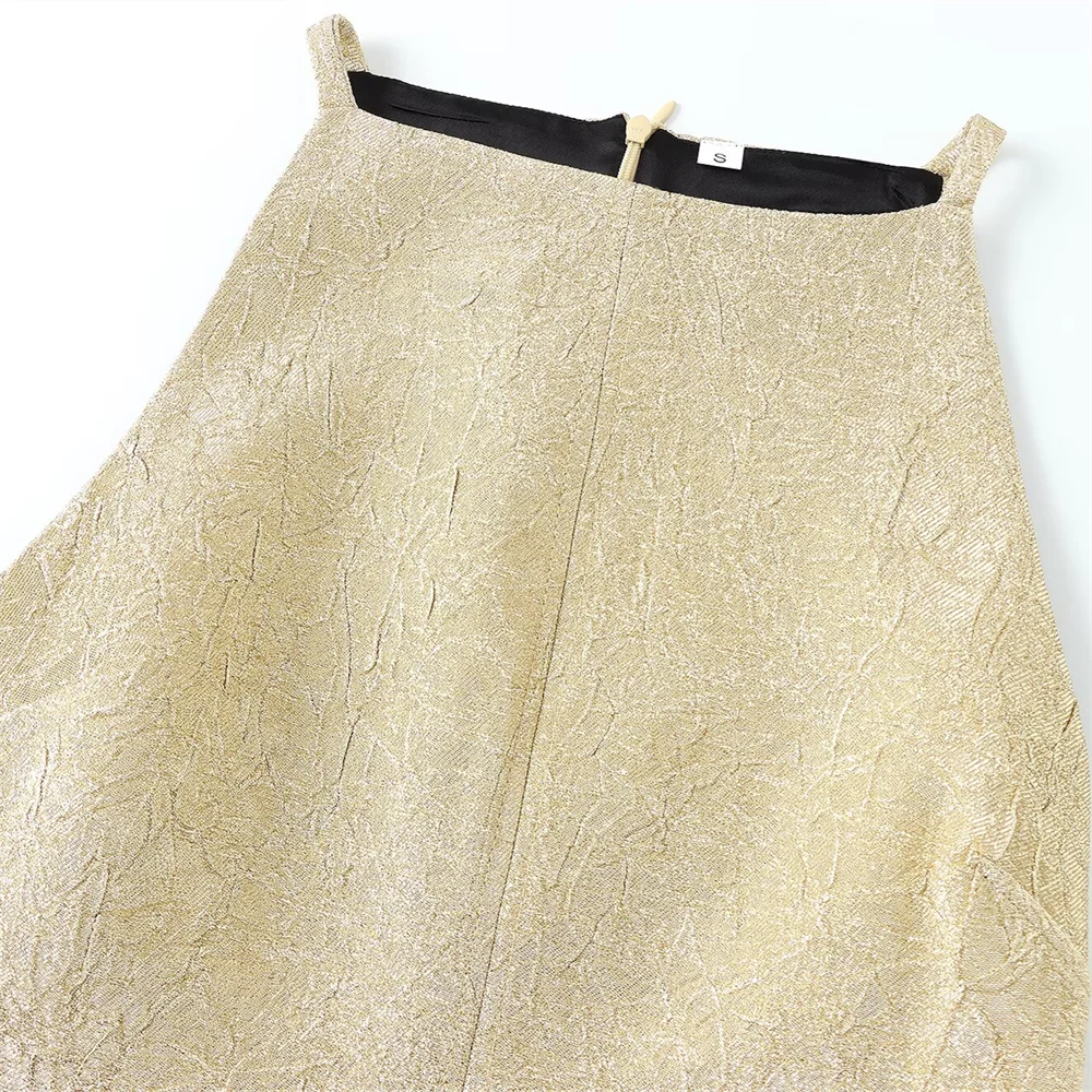 Elegant Spring Slim Fit Sleeveless Round Neck Dress Women