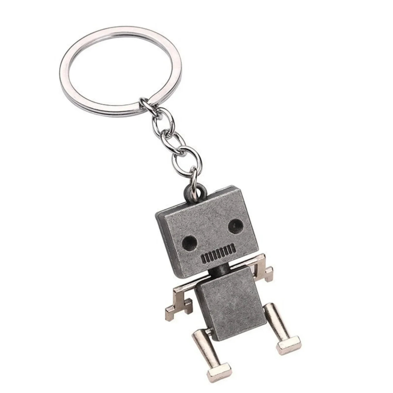 Creative Movable Robot Keychain Cute Cartoon Pendant for Fun and Playful Accessory