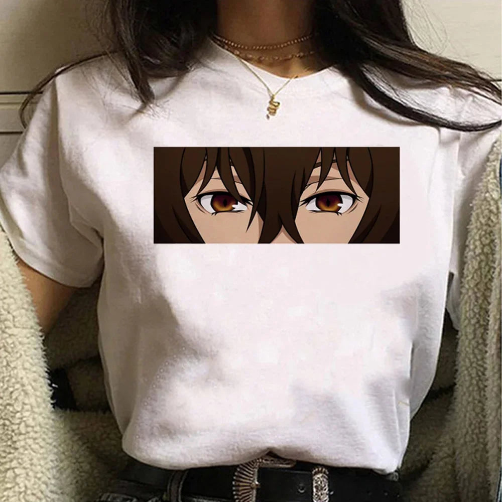 Dazai Comic T-Shirt for Women - Summer Streetwear Y2K Graphic Tee