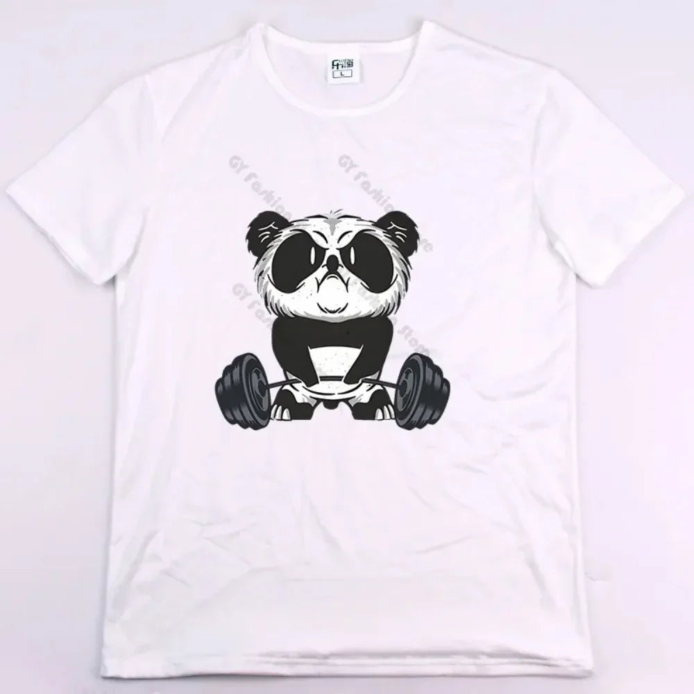 Buns of Steel Funny Gym Rat Bodybuilding Oversized T Shirt for Men Casual Short Sleeve Fitness Apparel