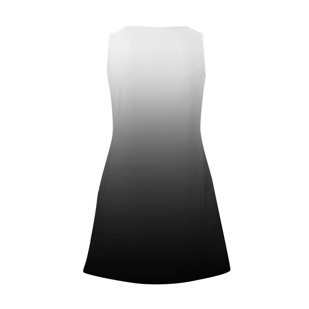 Boho Floral Sundress With Pockets For Women Tank Dress