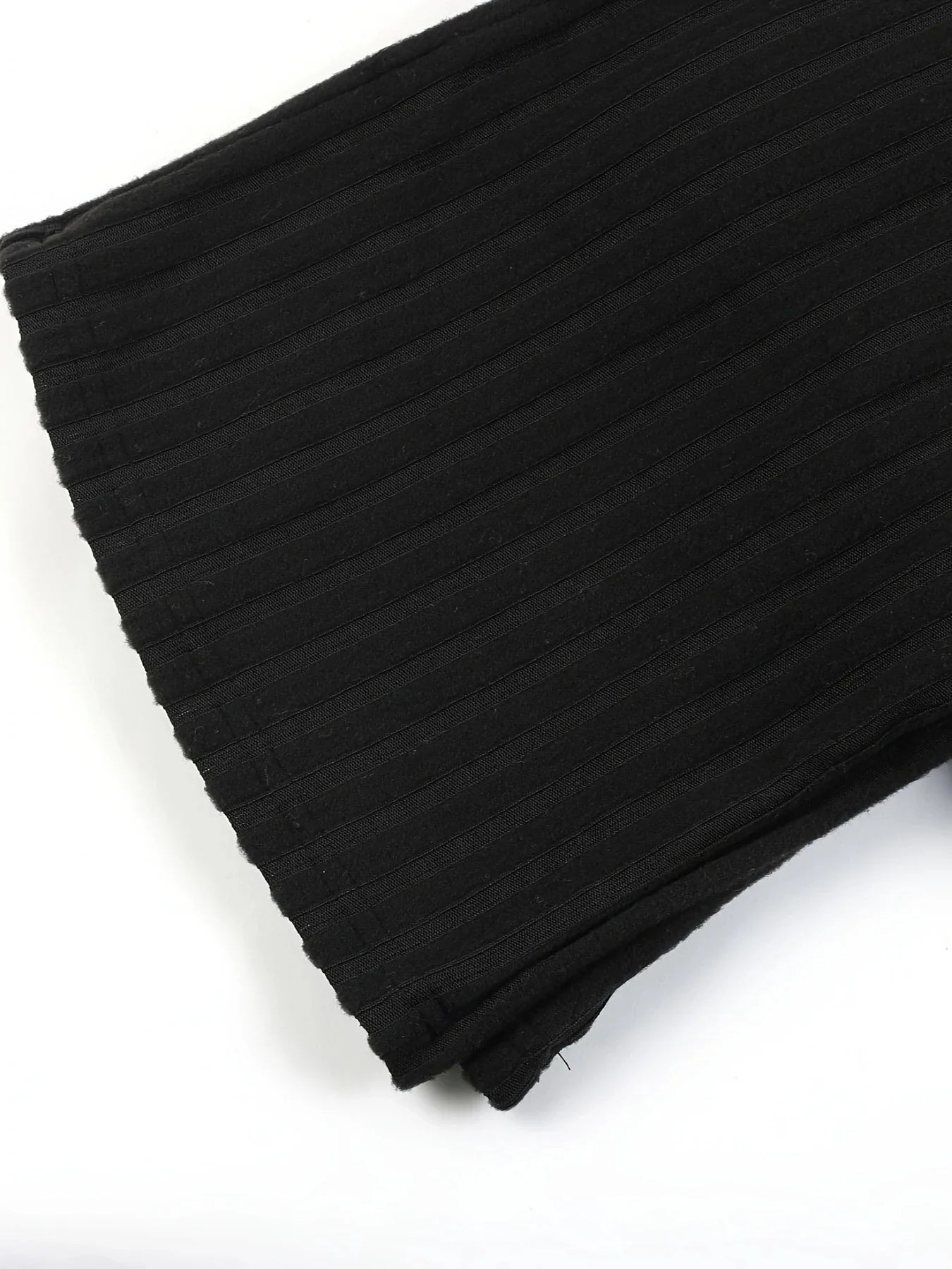 Autumn Winter Loose Casual V Neck Striped Knitted Two-Piece Set with Long Sleeve Top and Straight Tube Pants