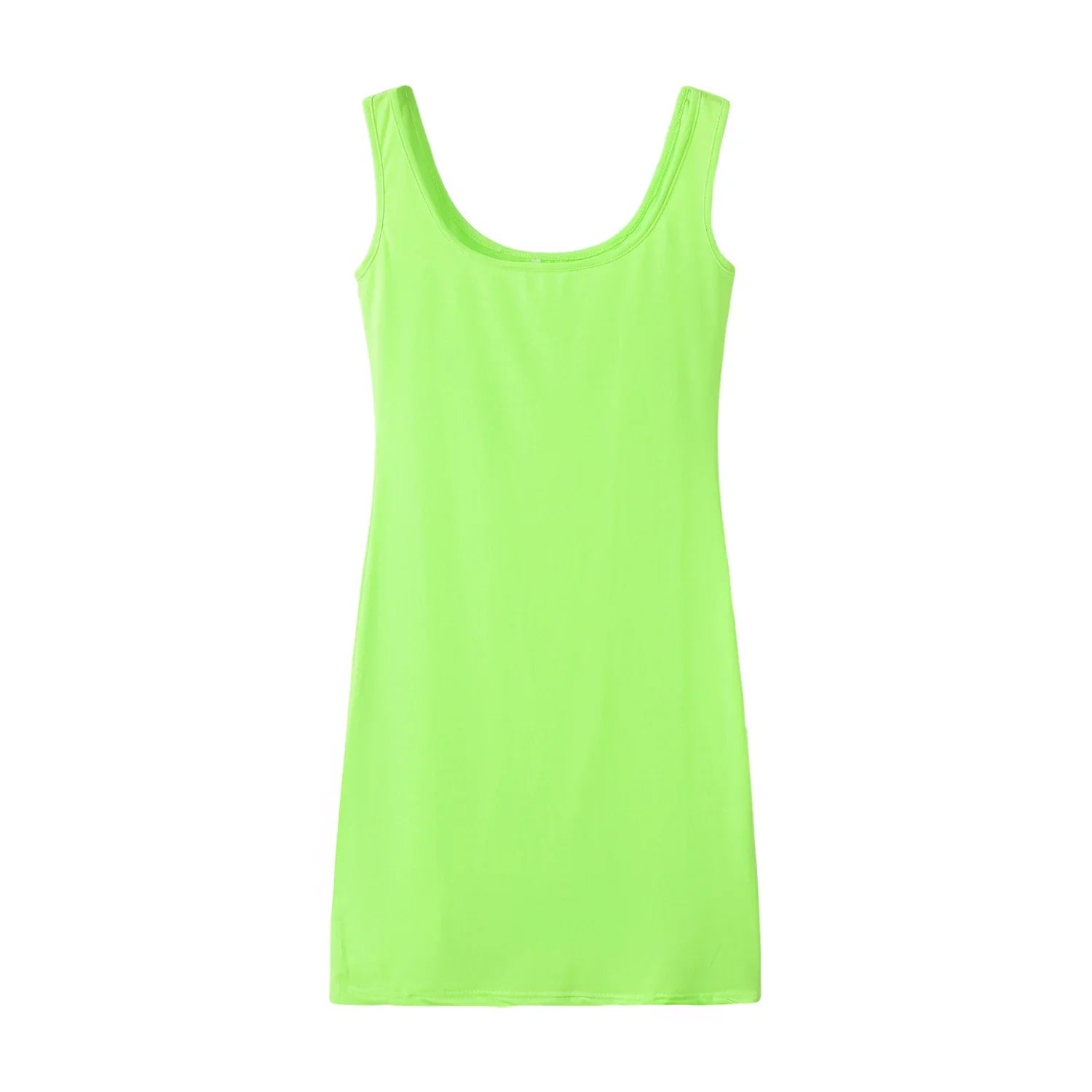 Women Solid Color Strap Casual Summer Sleeveless Dress