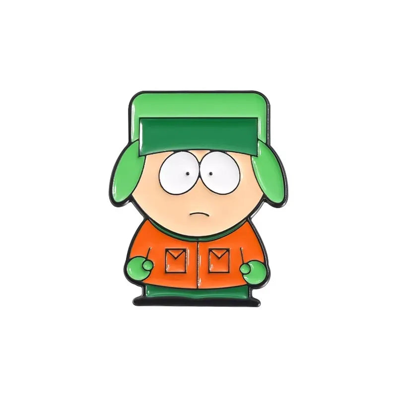 Custom Cartoon Character Enamel Pins Cute Metal Brooches Funny Jewelry Gift for Kids and Friends