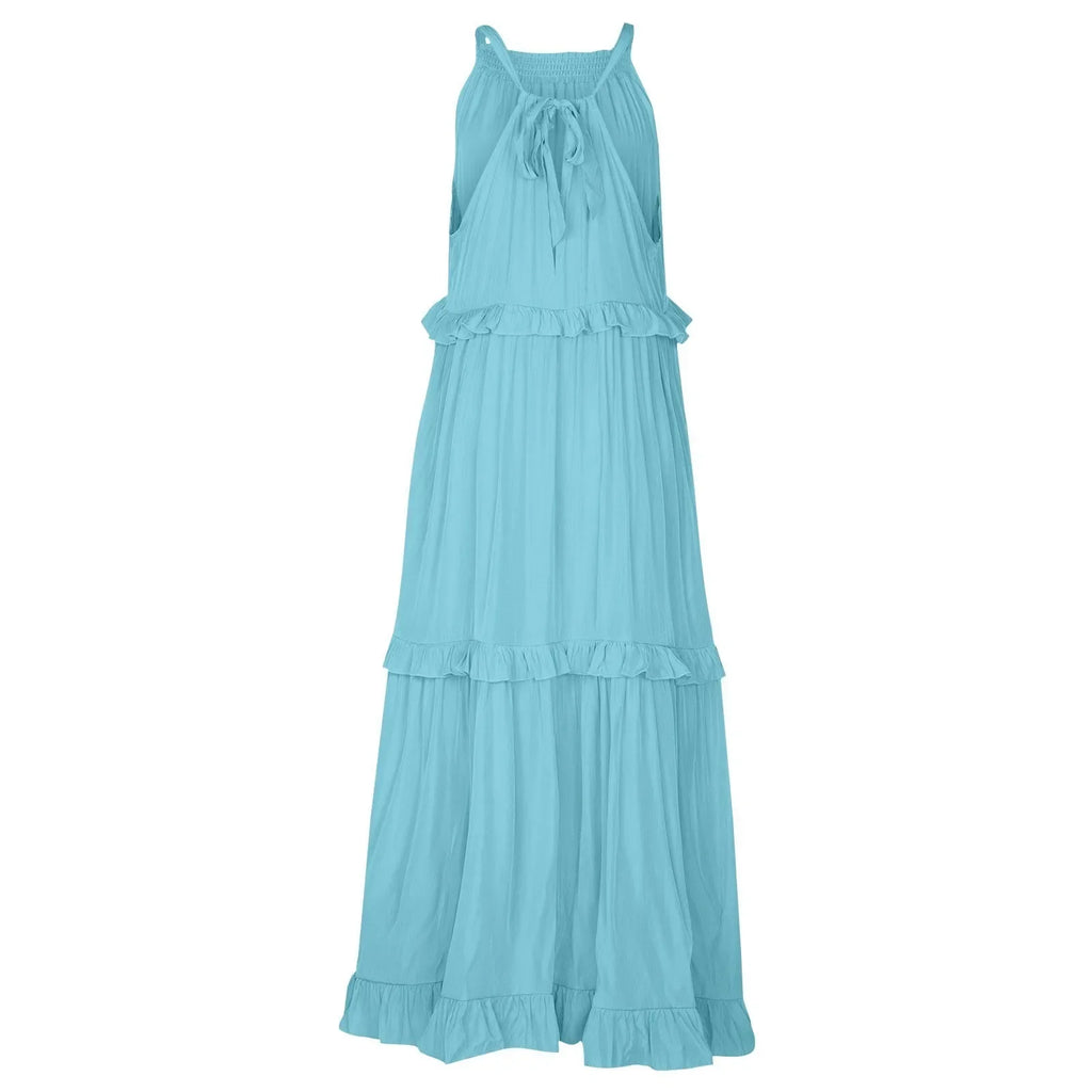 Women Summer Maxi Dress Lightweight Beach Swing Dress
