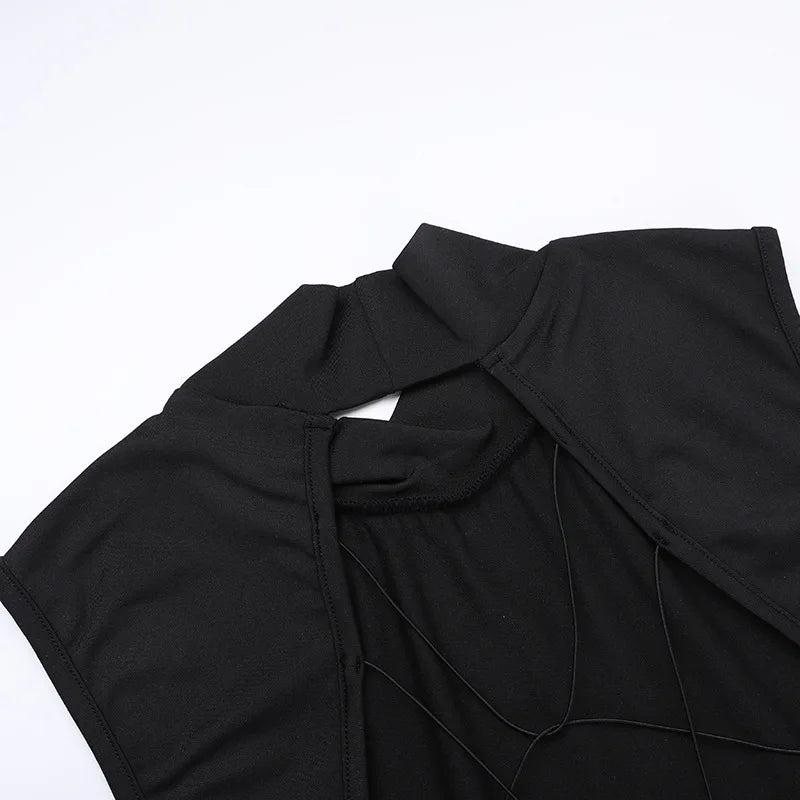 Backless Butterfly Bodycon Maxi Dress for Party Evening