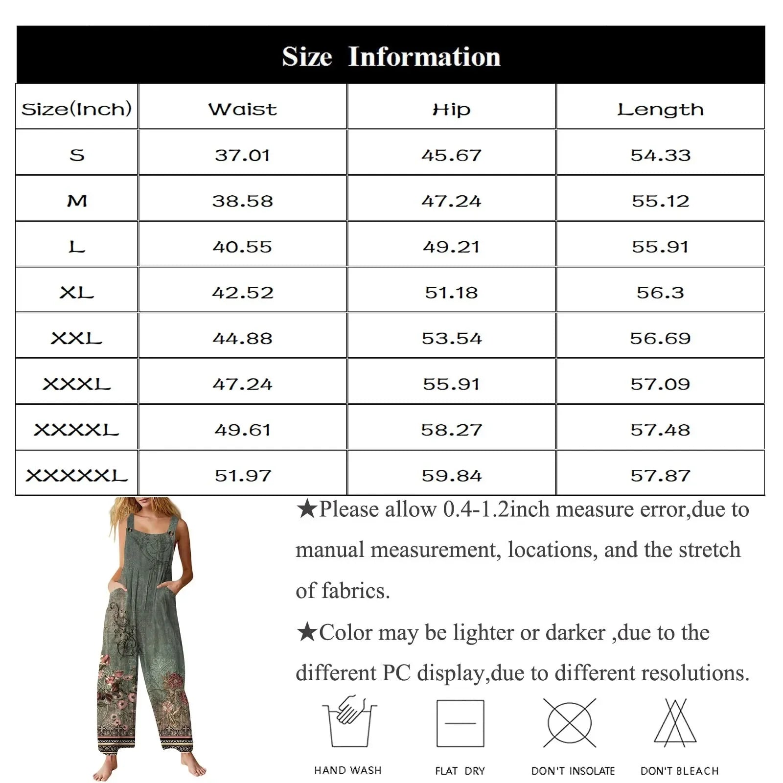 Women Casual Loose Cotton Linen Jumpsuit Adjustable Straps Sleeveless Summer Overalls Cute Comfy Rompers with Functional Pockets
