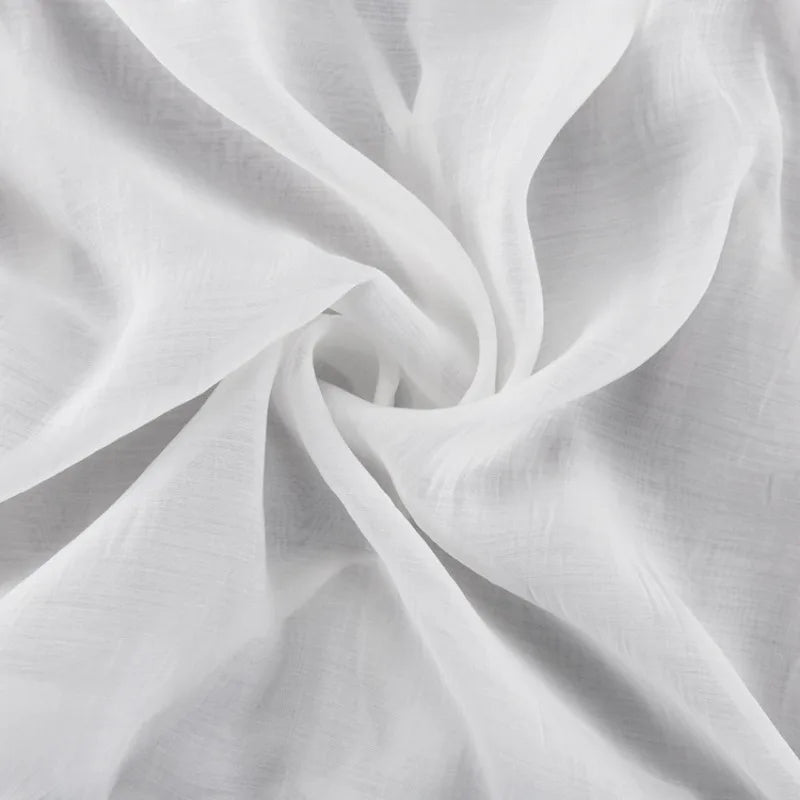 Sexy Loose White Women's Shirt With Ruffles Long Sleeve Sheer Elegant Blouse Stylish Transparent Top