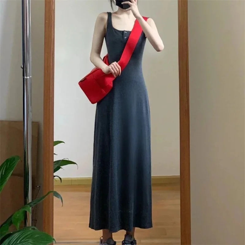 Bodycon Dress Spaghetti Strap Pleated For Women Spring