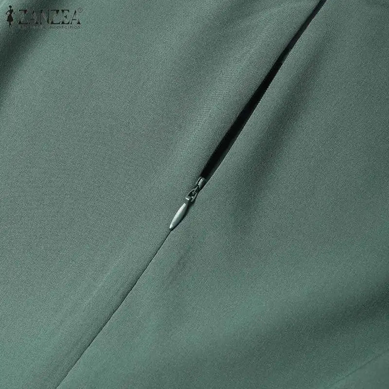 Elegant Short Sleeve A Line Knee Length Summer Dress