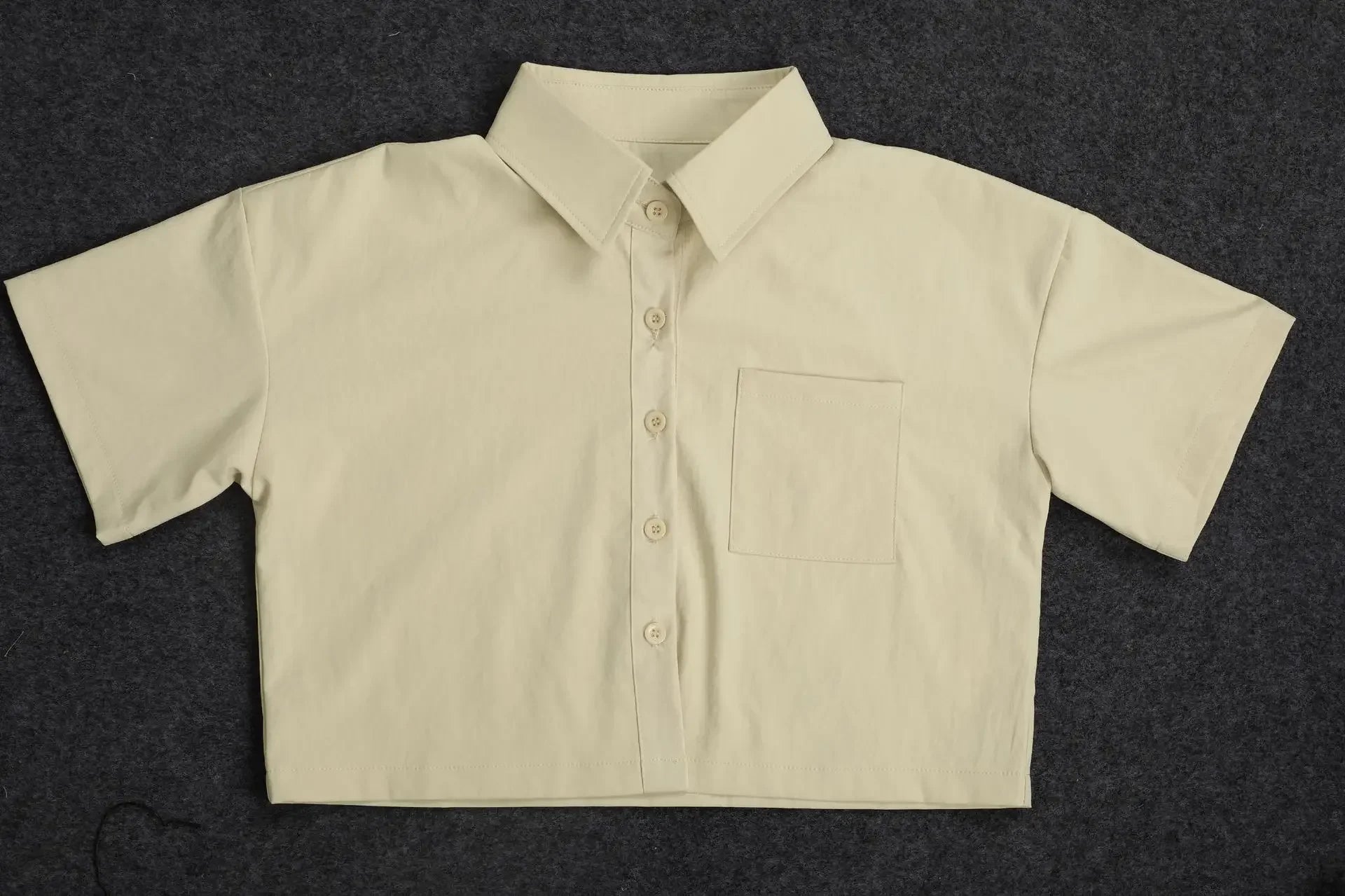 Linen Shirt and Wide Leg Pants Two Piece Set for Women, Casual Street Fashion Outfit