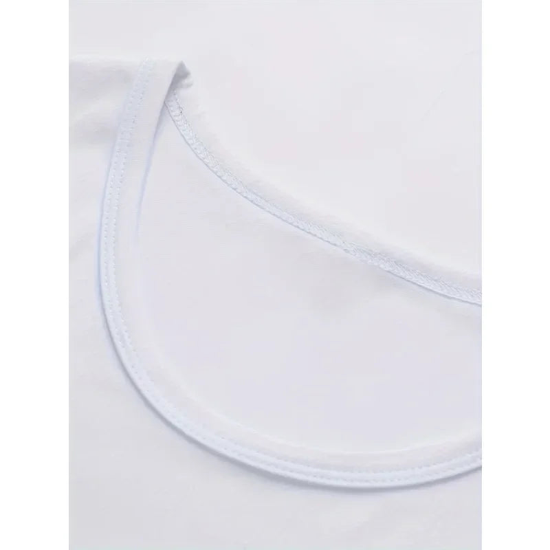 Travel Pattern Printed Women's T-Shirt Casual Round Neck Short Sleeve Top