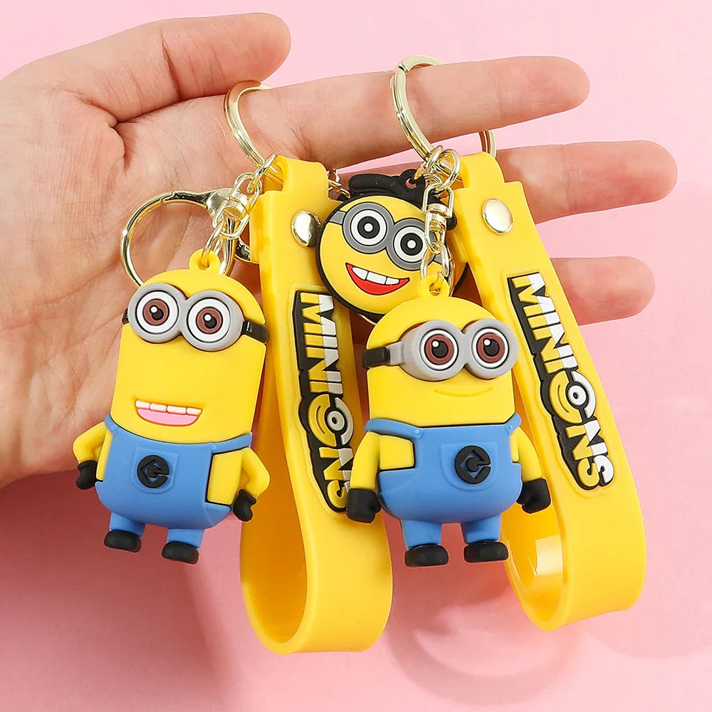 Kawaii Minions Keychain Pendant Creative Cartoon Bag Decoration Gift