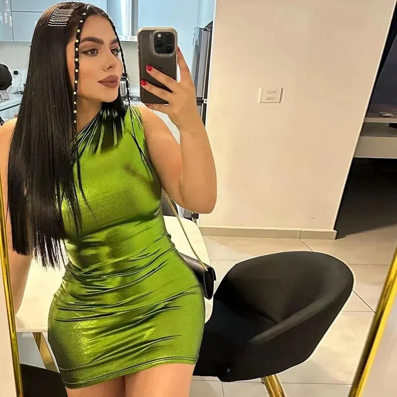 Bodycon Mini Dress For Women Party Clubwear Evening