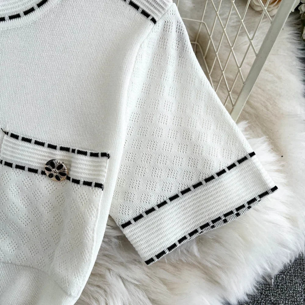 High Waist Retro Dress For Women Summer Elegant Style