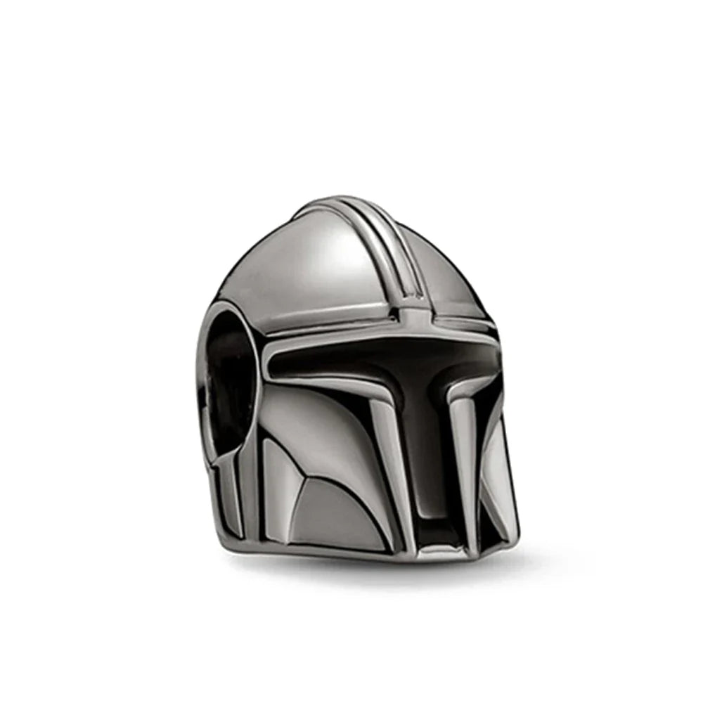 925 Sterling Silver Hat Flower Fairy Charm Bead for DIY Jewelry Bracelets and Pendants