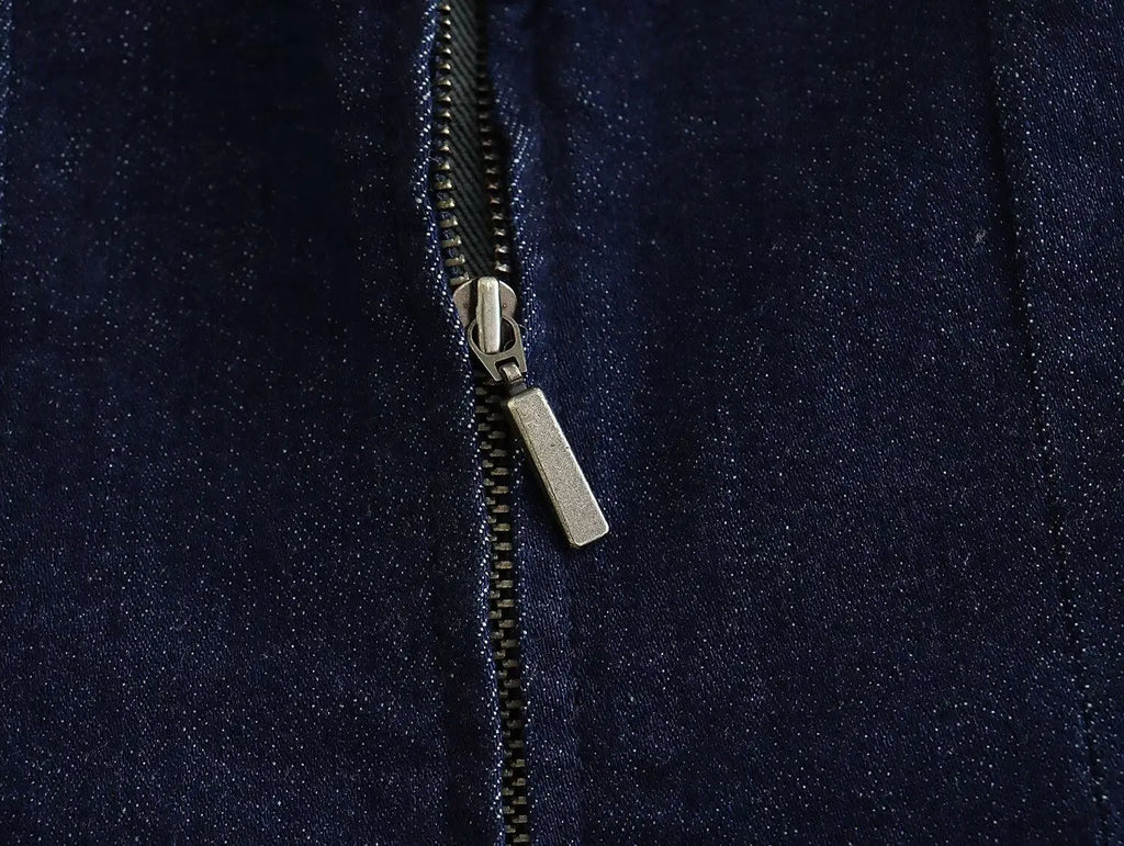 Cowgirl Style Collar Bodycon Dress With Long Skirt