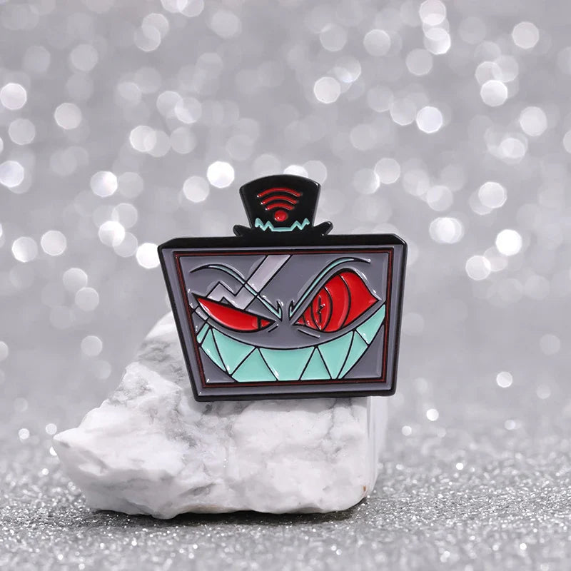 Cute Cartoon Anime Character Enamel Pins Custom Little Monk Brooches Funny Jewelry Gift for Friends