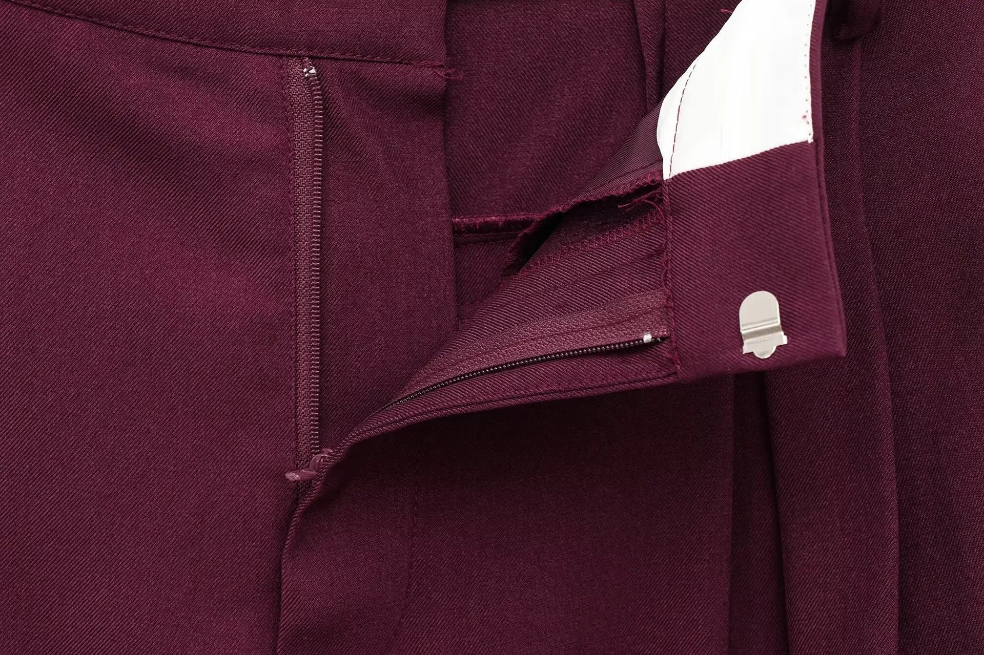 Women's Oversized Suit Jacket and High Waist Wide-Leg Trousers Set with Double-Breasted Top for Spring Fashion