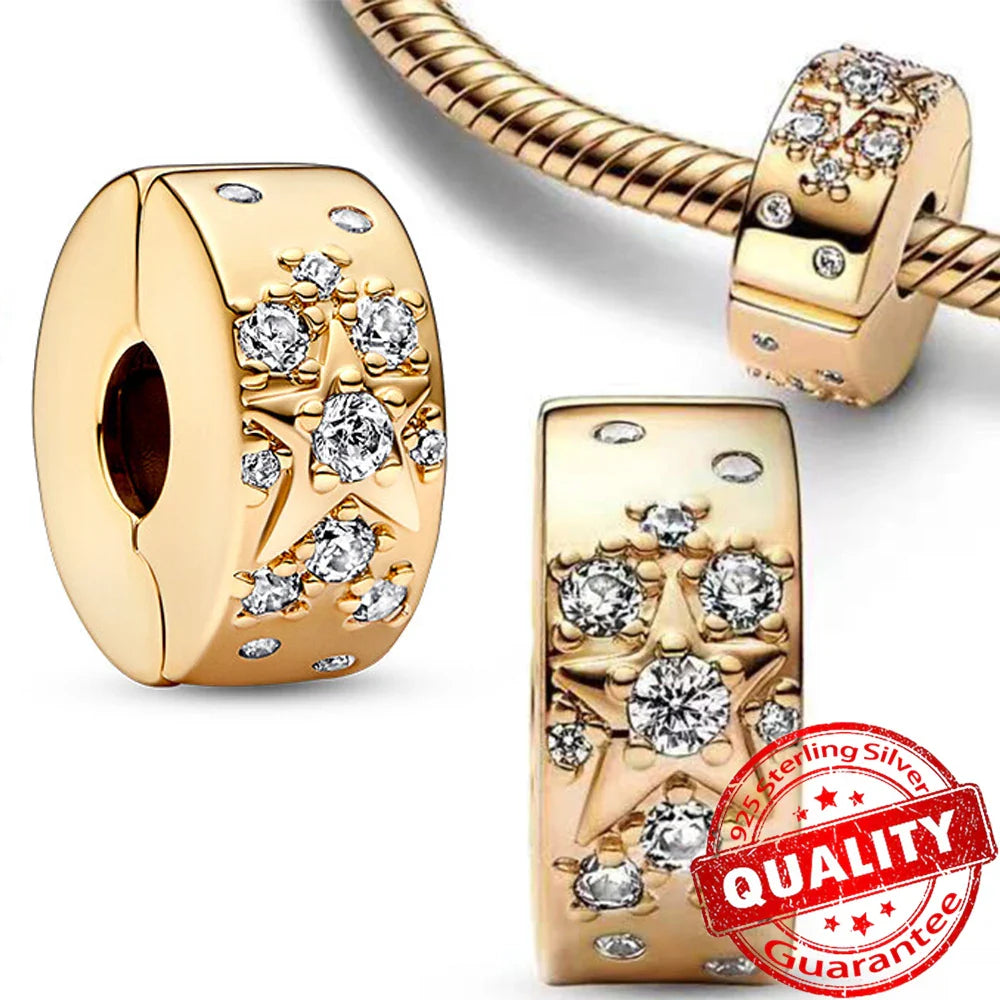 925 Sterling Silver Love Heart Envelope Rose Pendant with Crystal Ball for DIY Bracelet and Necklace Jewelry Gifts