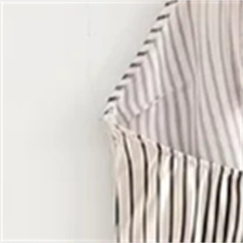 Women Gradient Stripe Dress Hanging Neck Slim Fit Summer
