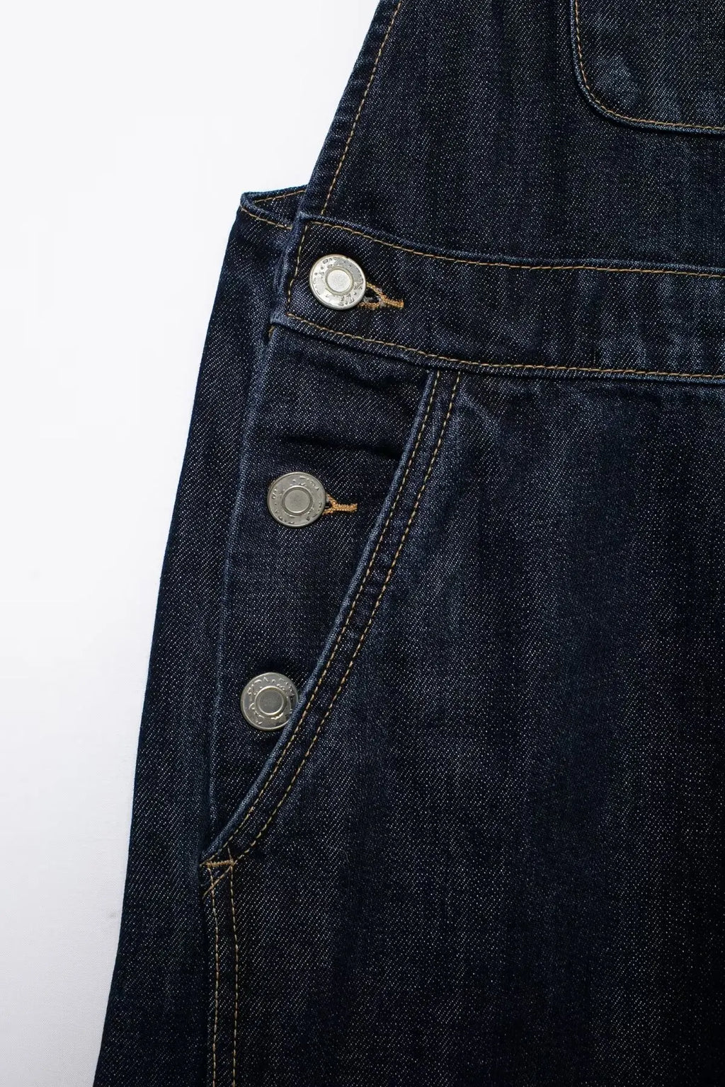 Chic French-Inspired Long Denim Overalls for Women Simple Versatile Age-Defying Autumn Outfit