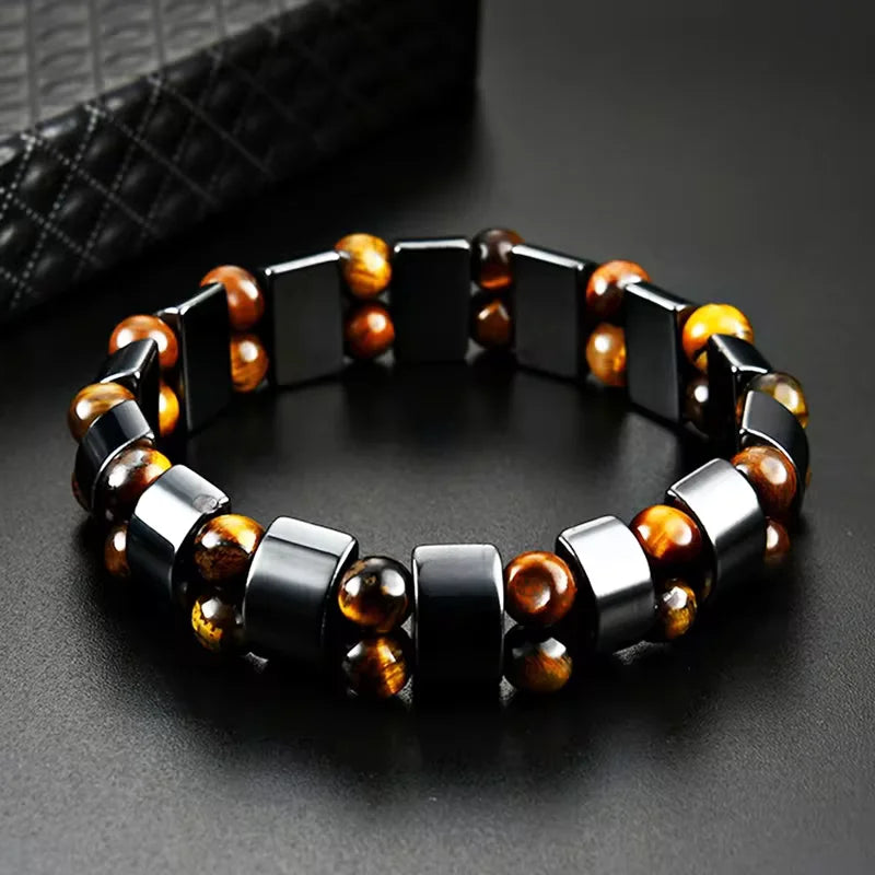 Hematite Magnetic Therapy Bracelet for Weight Loss and Health Care for Men and Women