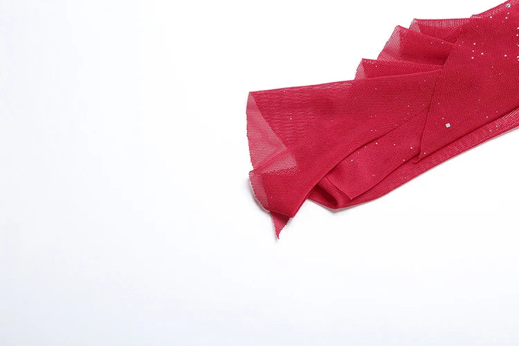 Sequin Bodycon Dress With Tassel Detailing For Beach