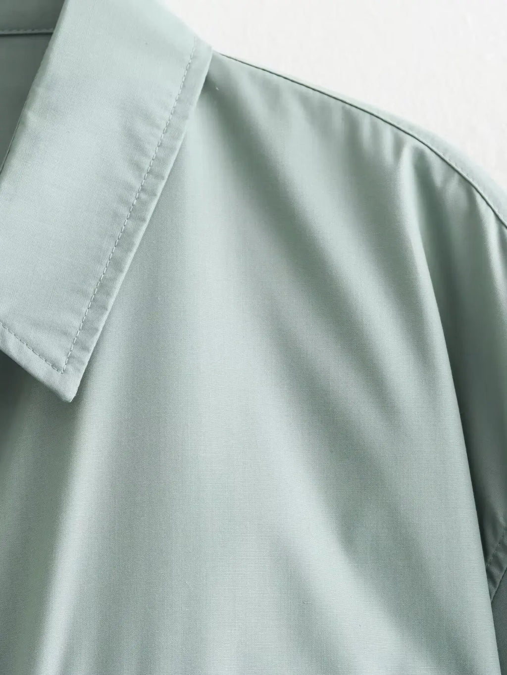 Multicolor Women's Pocket Shirt Chic Single Breasted Long Sleeve Lapel Casual Top Elegant Fashion Blouse