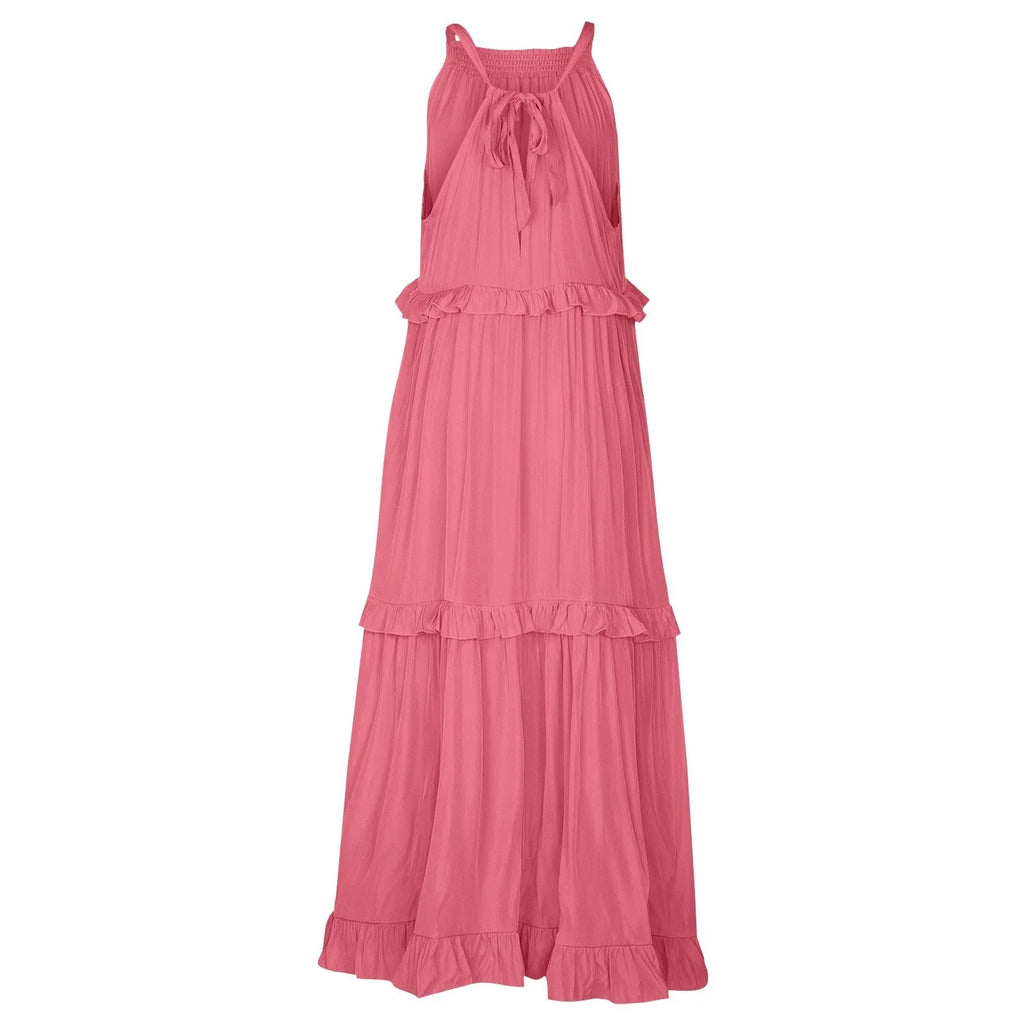 Women Summer Maxi Dress Lightweight Beach Swing Dress