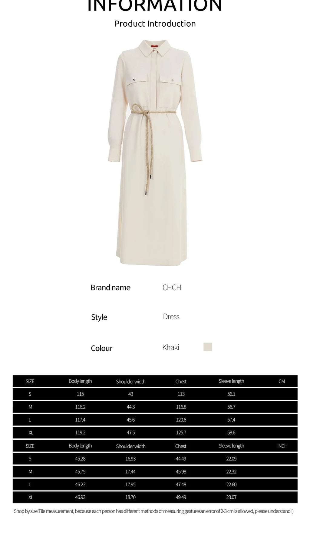 Beige Long Sleeve Dress For Women For Work And Office