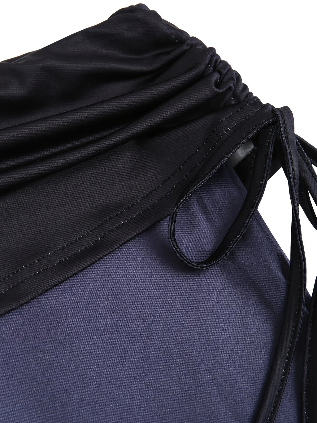 Butterfly Lace Cross Vest and Drawstring Wide-Leg Trousers Two-Piece Suit for Women